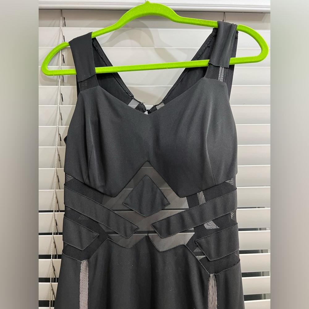 Lipsy London Black Floor Length Dress